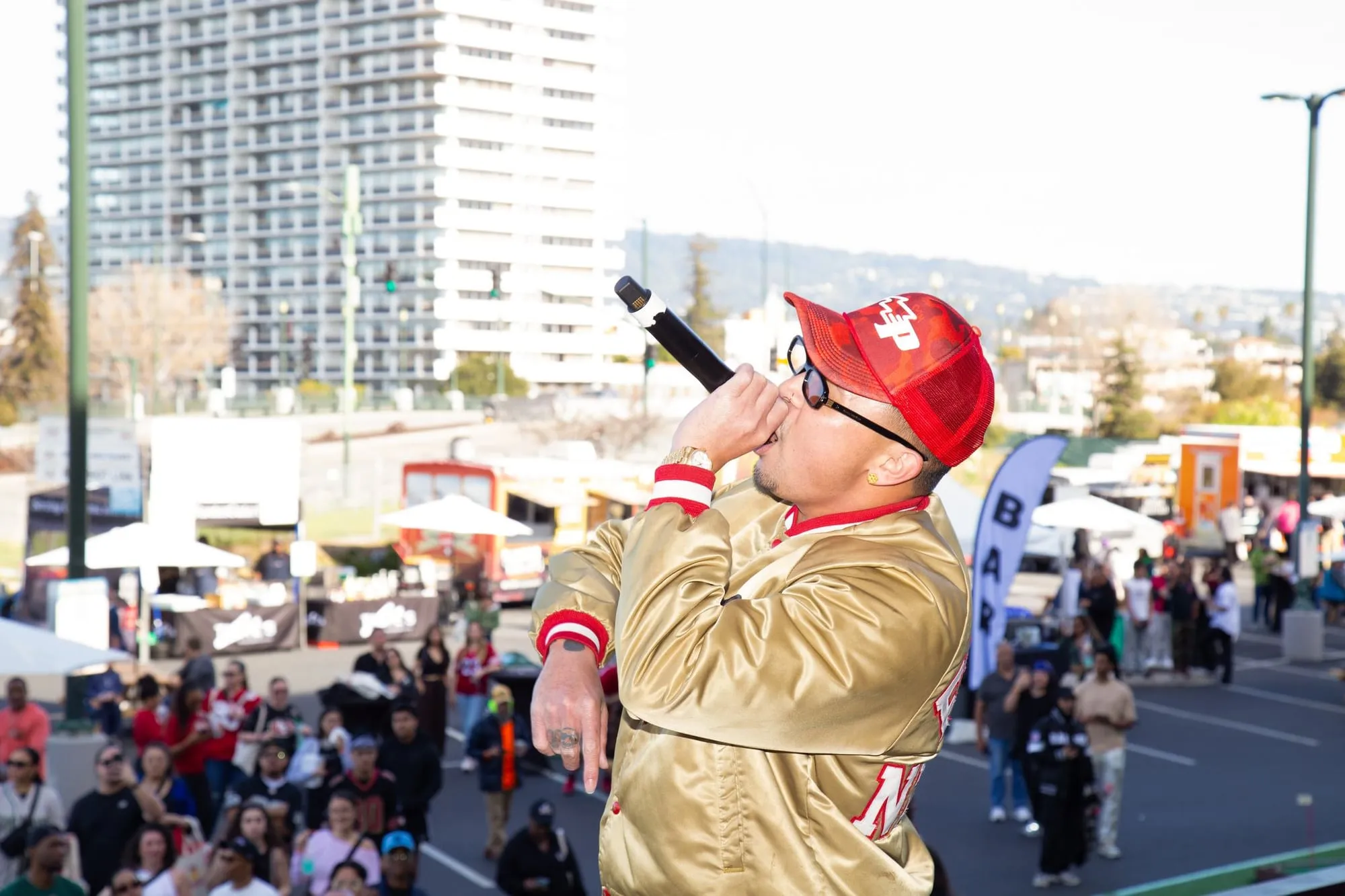 P-Lo at the Bay Area Hip-Hop Celebration
